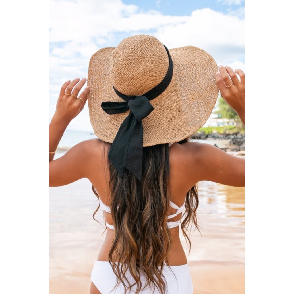 Aili's Corner Aili's Corner Bow Accent Peasant Sun Hat