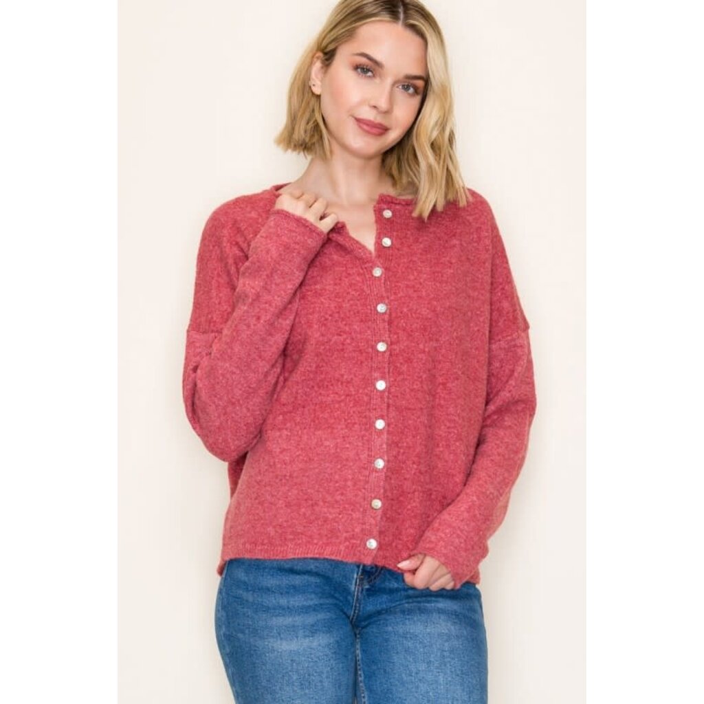 Staccato Staccato Crew Neck Cardigan Sweater