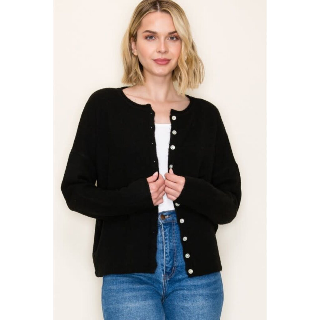 Staccato Staccato Crew Neck Cardigan Sweater