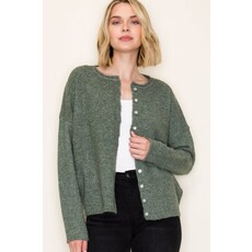 Staccato Staccato Crew Neck Cardigan Sweater