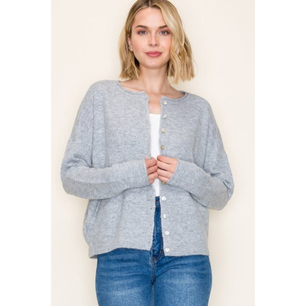 Staccato Staccato Crew Neck Cardigan Sweater