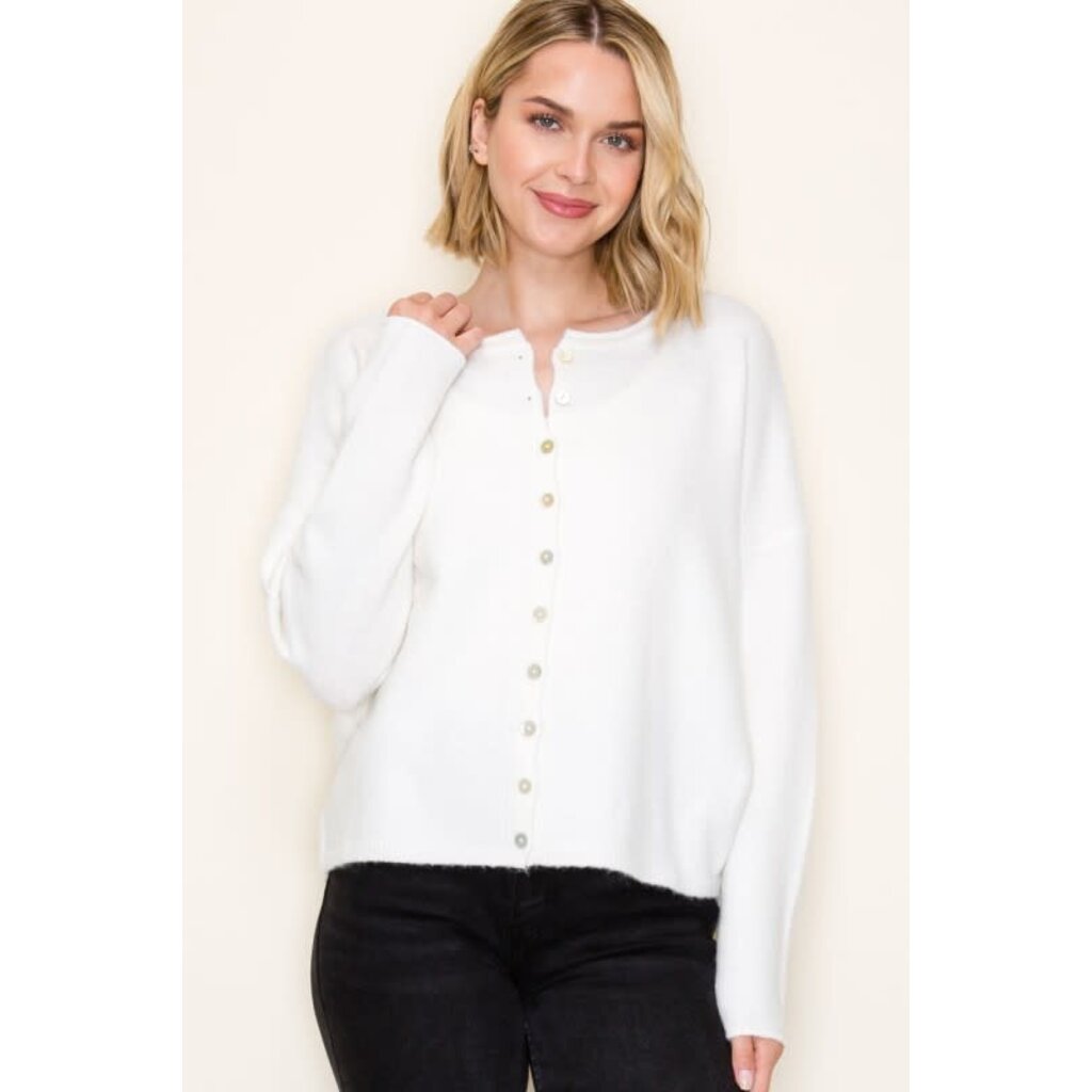 Staccato Staccato Crew Neck Cardigan Sweater