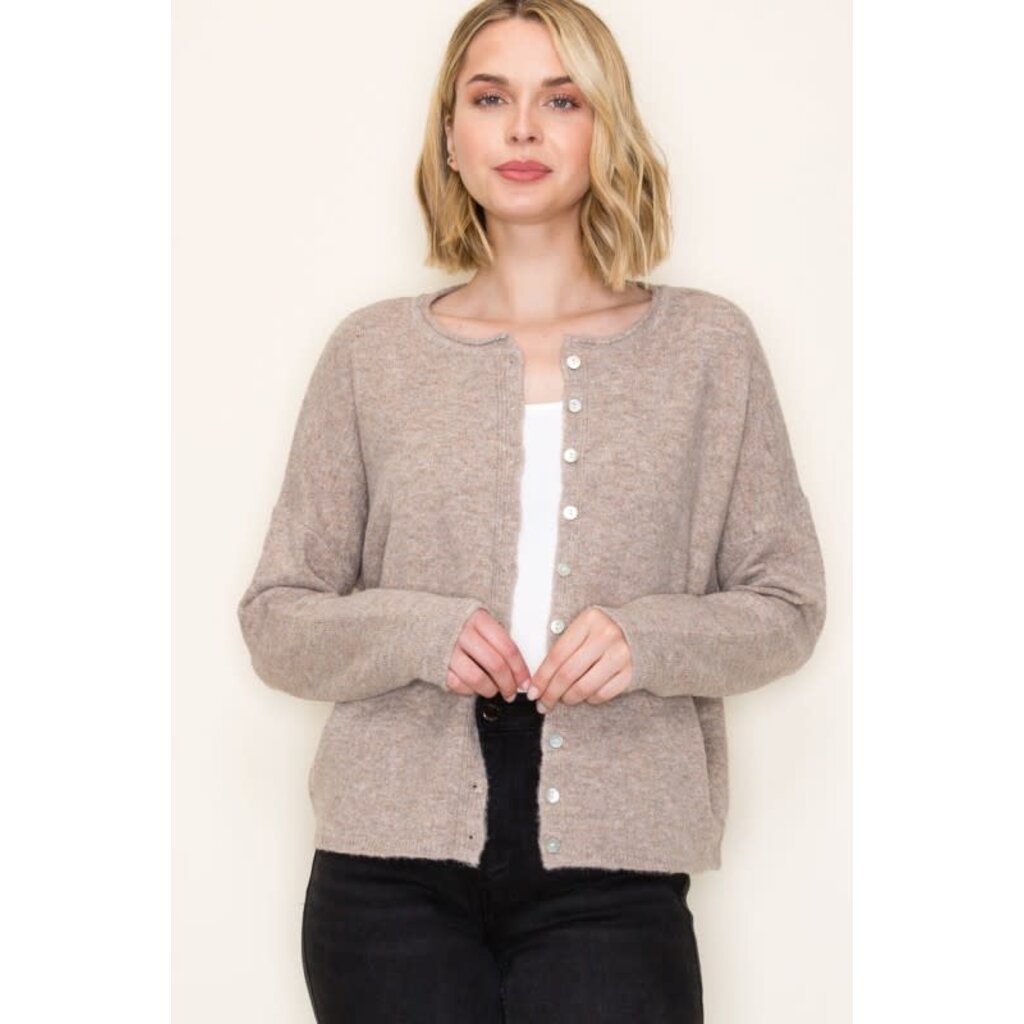 Staccato Staccato Crew Neck Cardigan Sweater