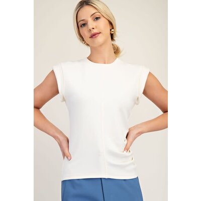 Glam Rustic Gathered Top