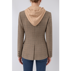 Fate Fate Hooded Inner Layer Detail Blazer