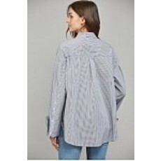 Fate Fate Tencel Blend Stripe Pattern Shirt