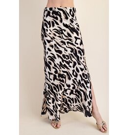 Glam Side Slit Maxi Skirt