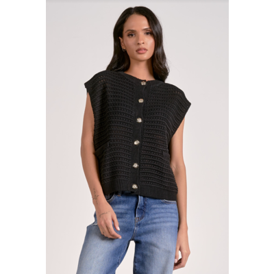 Elan Textured Button Down Sweater