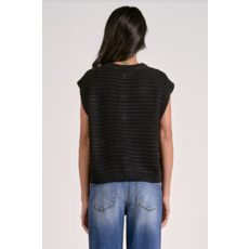 Elan Elan Textured Button Down Sweater