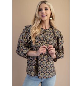 Gigio Scalloped Peter Pan Collar Blouse