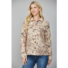 Fate Fate Print Jacket with Front Flap Pockets