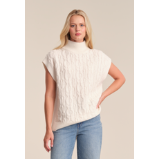 525 America 525 Rae Wool Cashmere Cable Vest