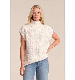 525 America Rae Wool Cashmere Cable Vest