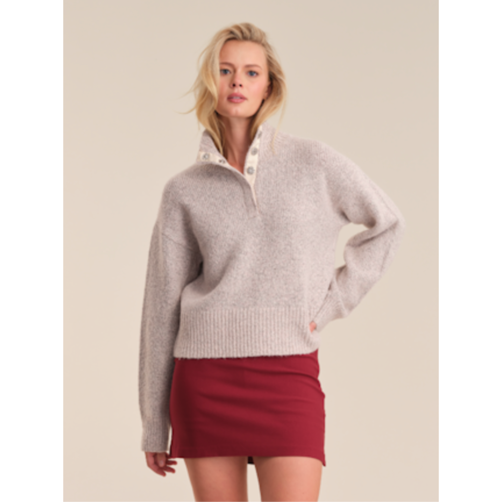 525 America 525 Boxy Snap Front Henley