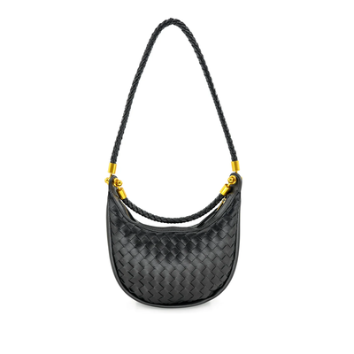 BC Bags Mini Woven Hobo Bag