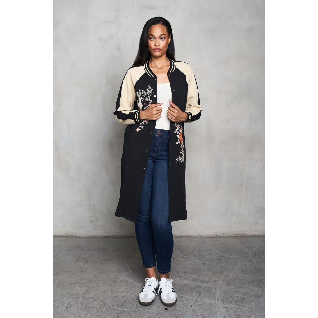 Paparazzi by Biz Paparazzi French Terry Long Baseball Jacket