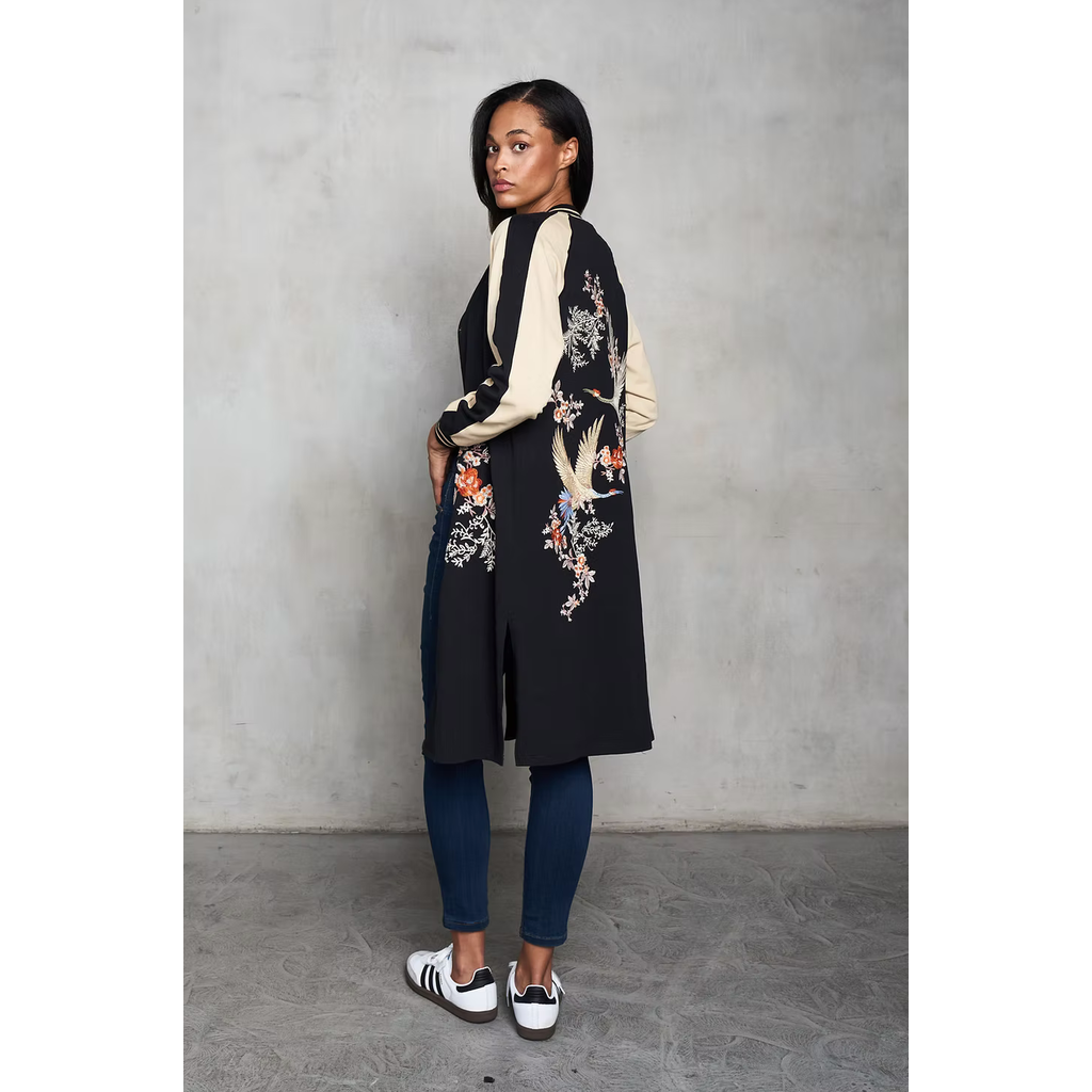 Paparazzi by Biz Paparazzi French Terry Long Baseball Jacket