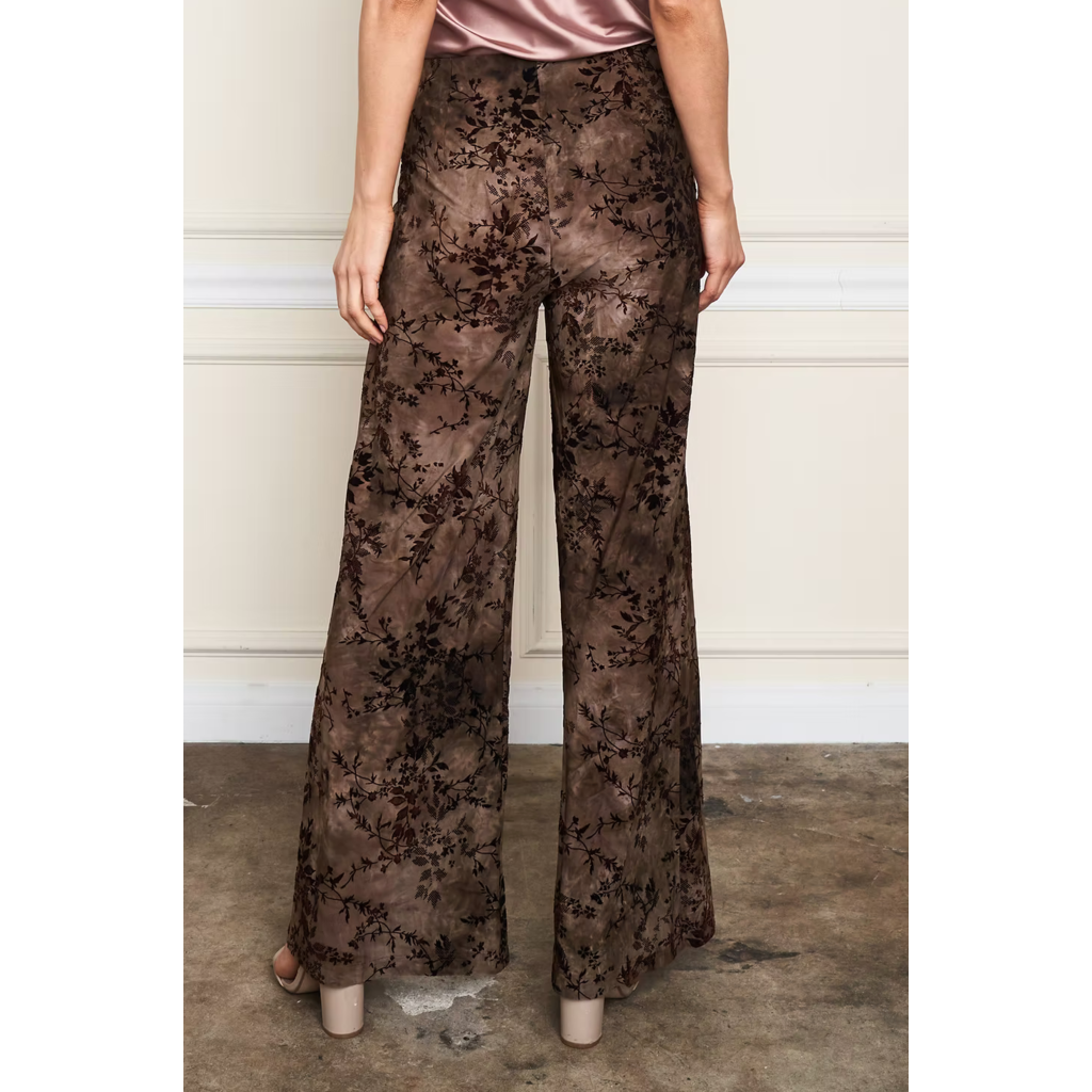 Paparazzi by Biz Paparazzi Flocked Ity Palazzo Pant