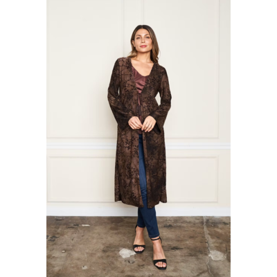 Paparazzi by Biz Flocked Ity Kimono