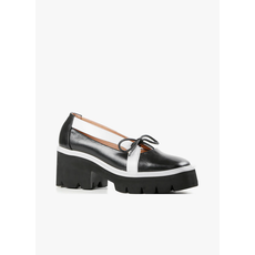 All Black All Black Little Bow Lugg Shoe