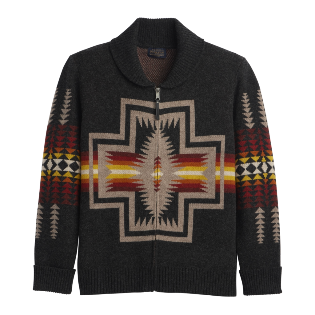 Pendleton Pendleton Harding Zip Lambswool Cardigan