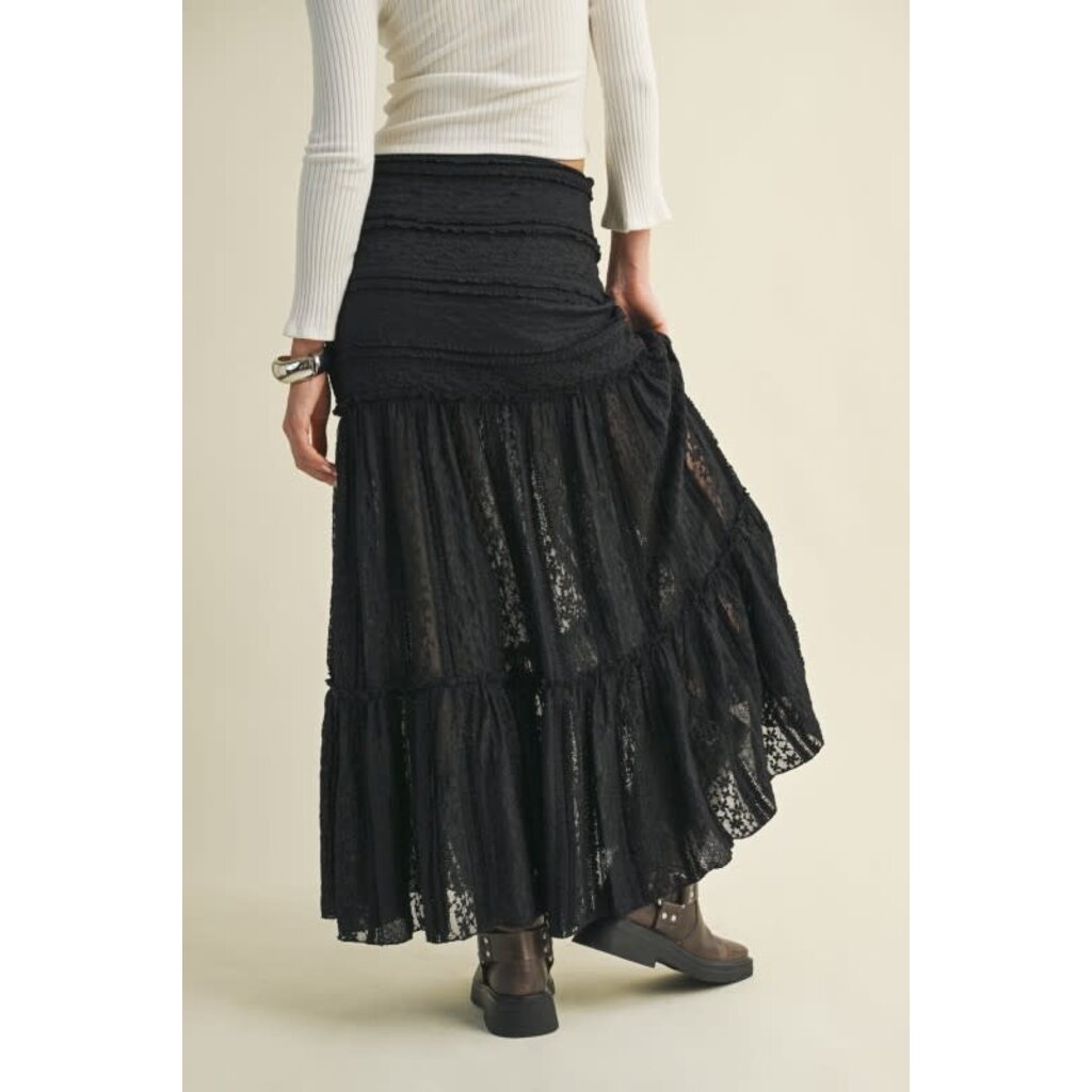 Mustard Seed Mustard Seed Tiered Lace Skirt