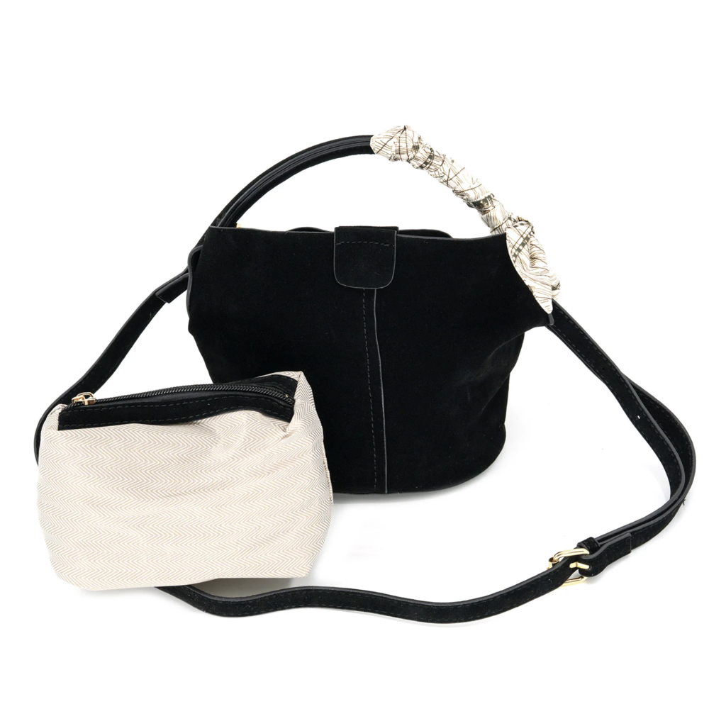 BC Bags BC Bags Small Suede Bucket Bag