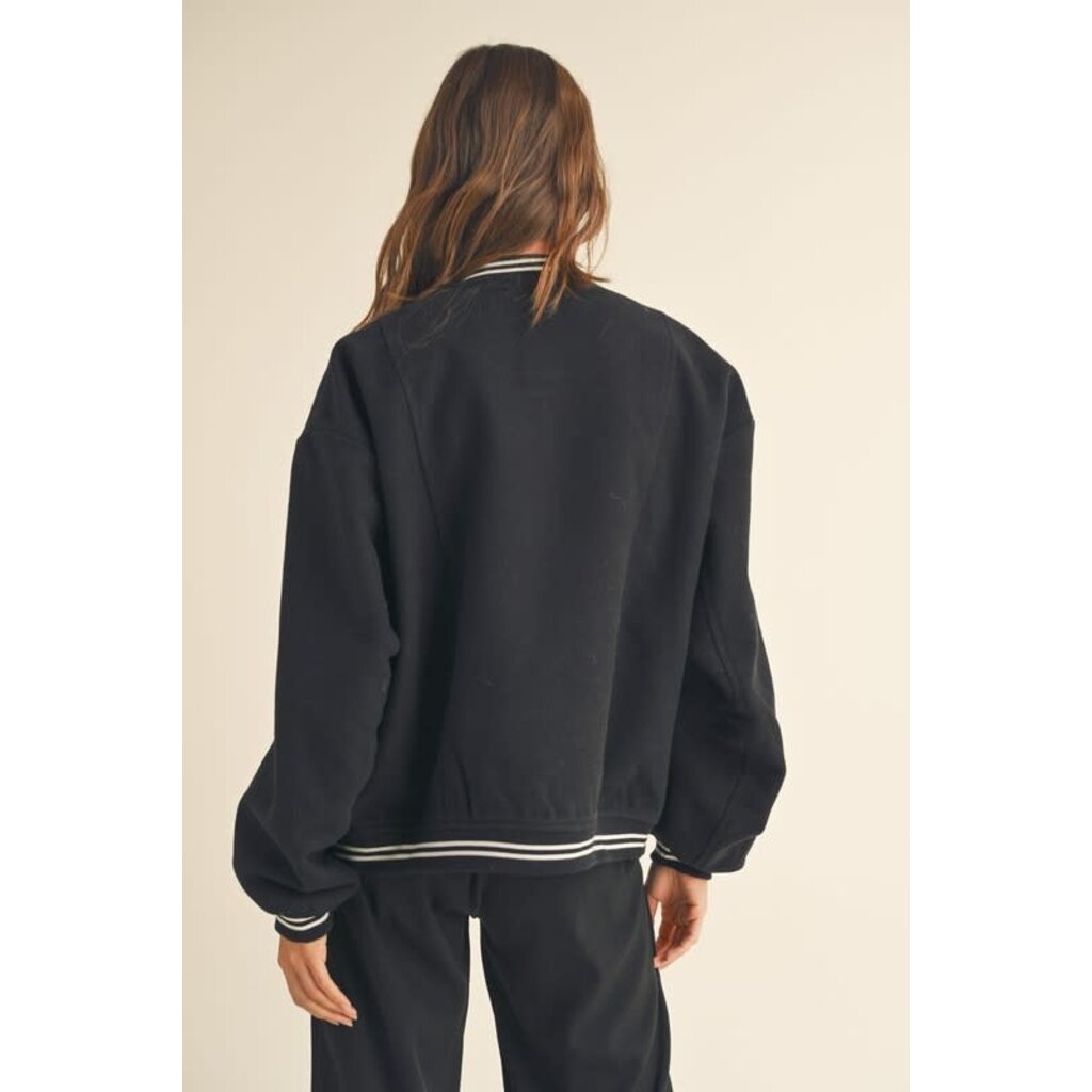 Miou Muse Miou Muse Fabric Bomber Jacket