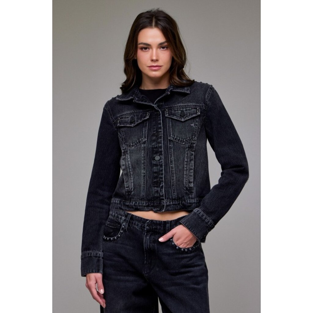 Hidden Hidden Fitted Trucker Jacket