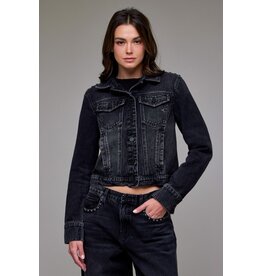 Hidden Fitted Trucker Jacket