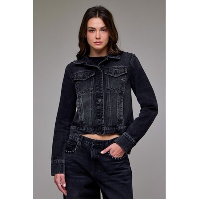 Hidden Fitted Trucker Jacket