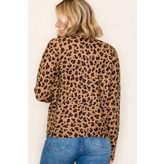 Staccato Staccato Leopard Print Cardigan Sweater