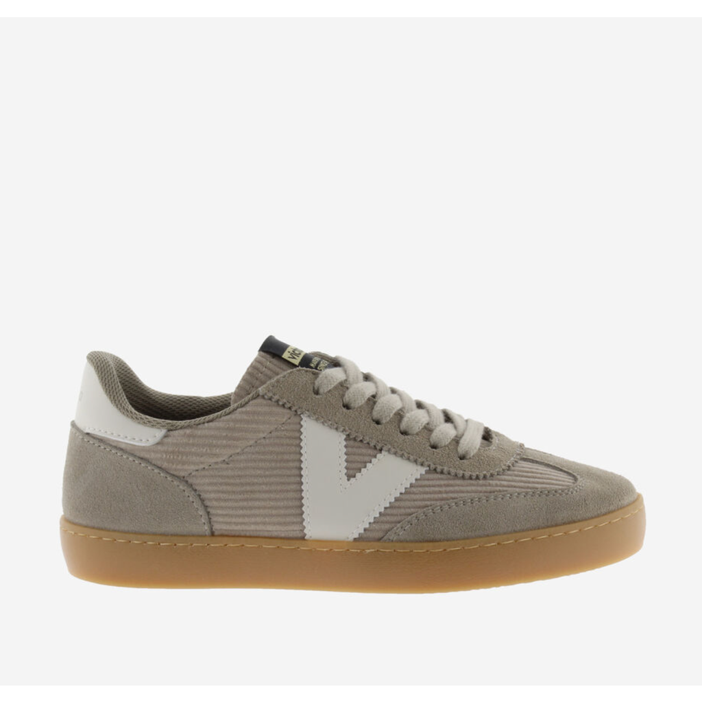 Victoria Victoria Berlin Corduroy Trainer with Caramel Sole