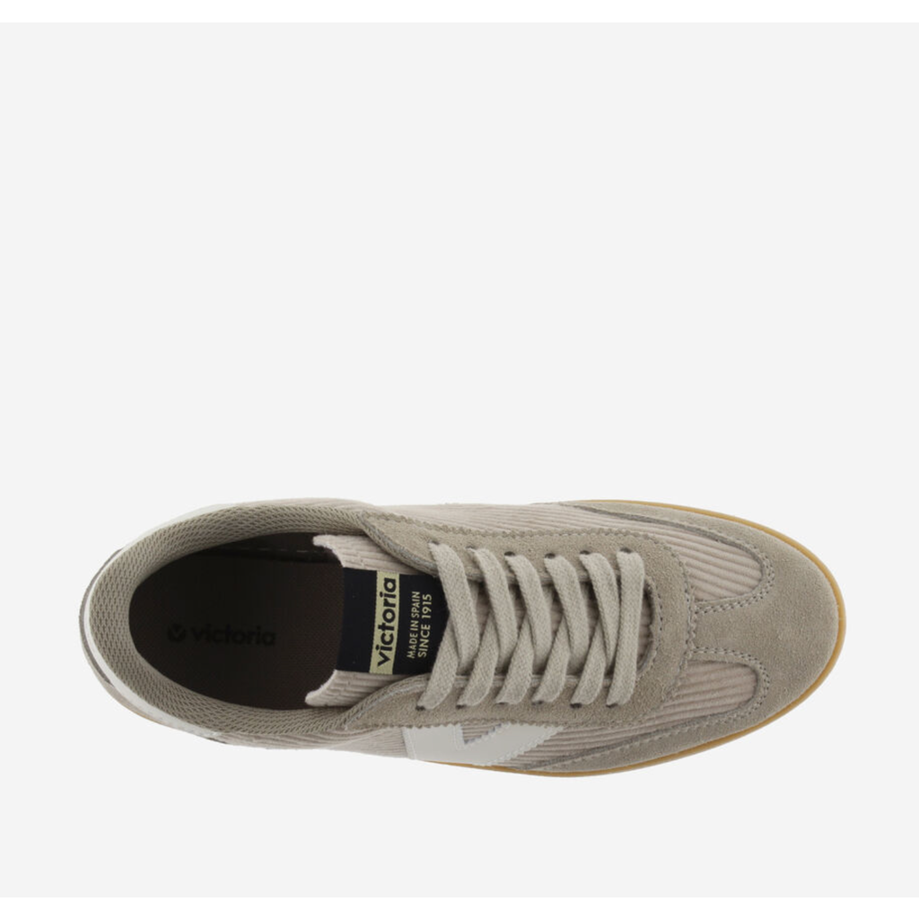Victoria Victoria Berlin Corduroy Trainer with Caramel Sole