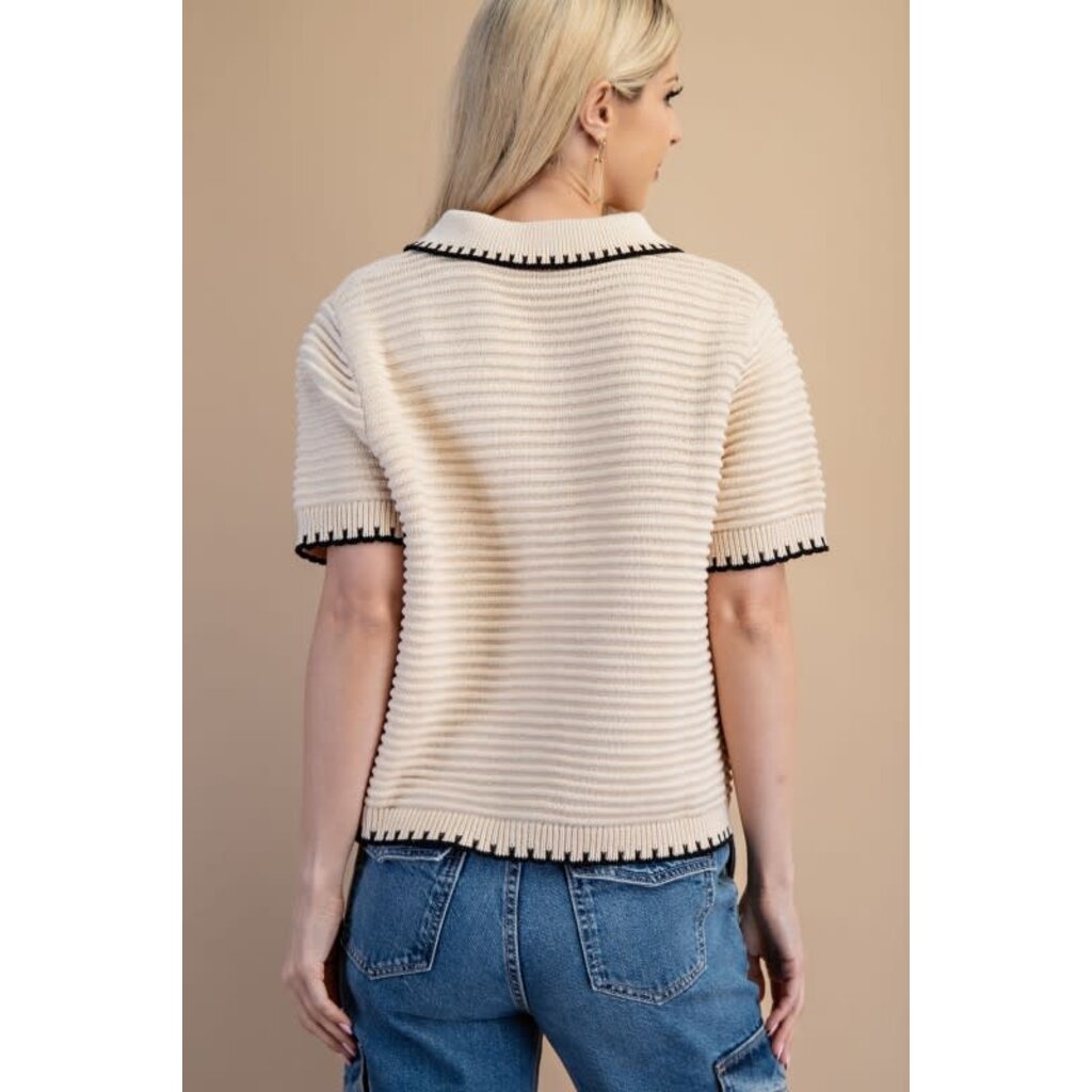 Gigio Gigio Textured Knit Cardigan