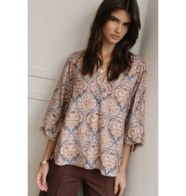 Gigio Printed Long Sleeve Top