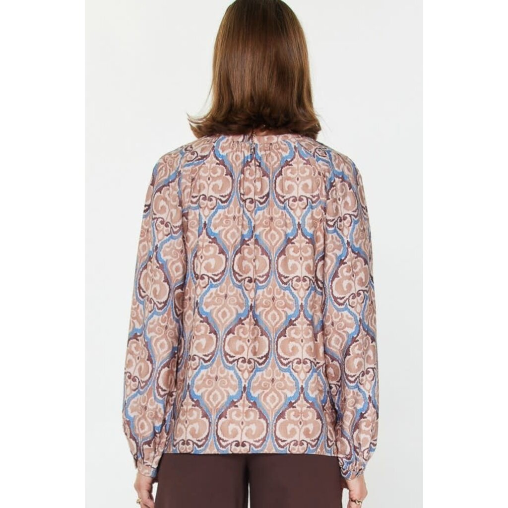 Gigio Gigio Printed Long Sleeve Top