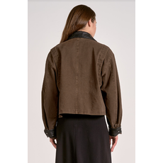 Elan Elan Jacket with Leather Trim
