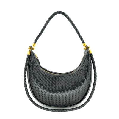 BC Bags Woven Shoulder Bag