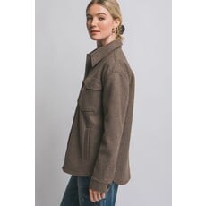 Love Tree Love Tree Fleece Shacket