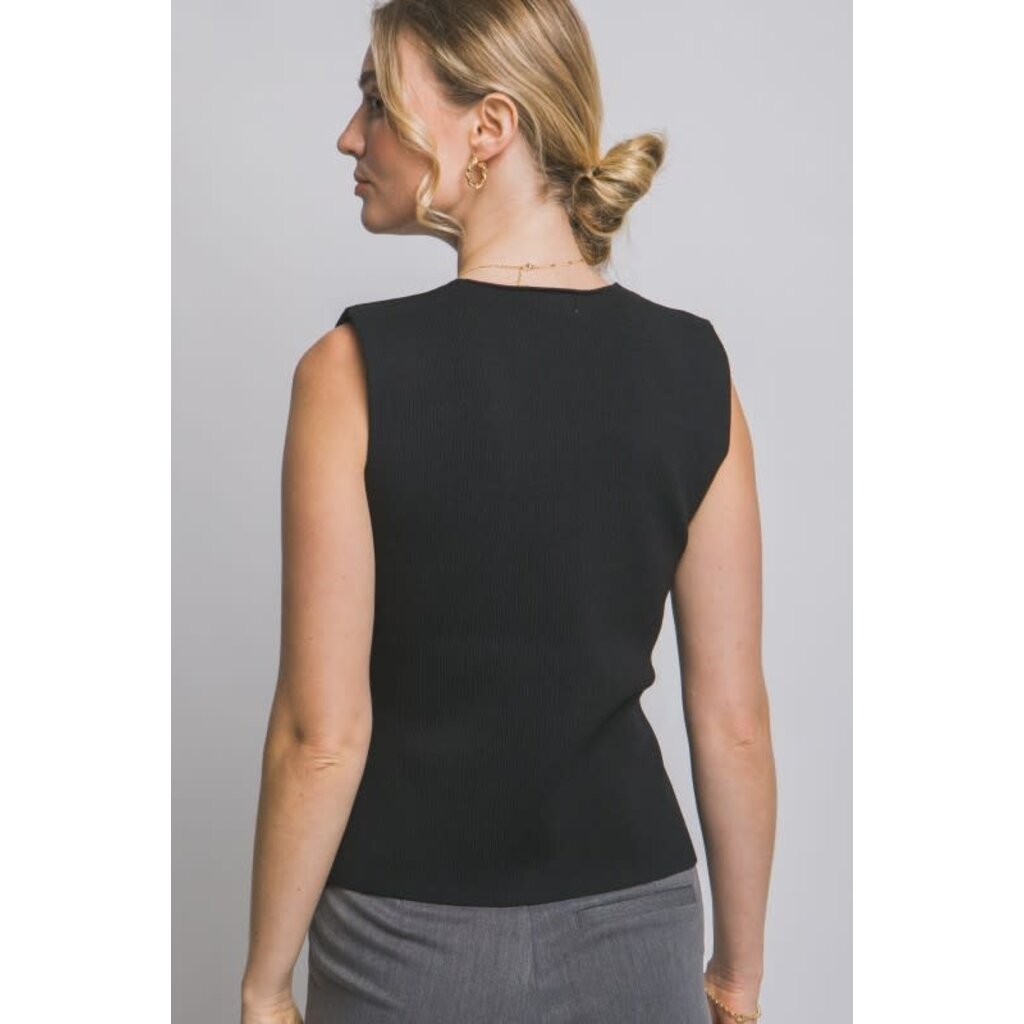 試着のみMOONTREEPLANET Short Knit Vest 試着のみMOONTREEPLANET Short Knit Vest
