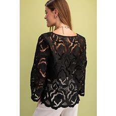 Gigio Gigio Floral Lace Top