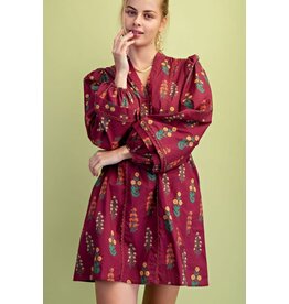 Gigio Floral Print Mini Dress