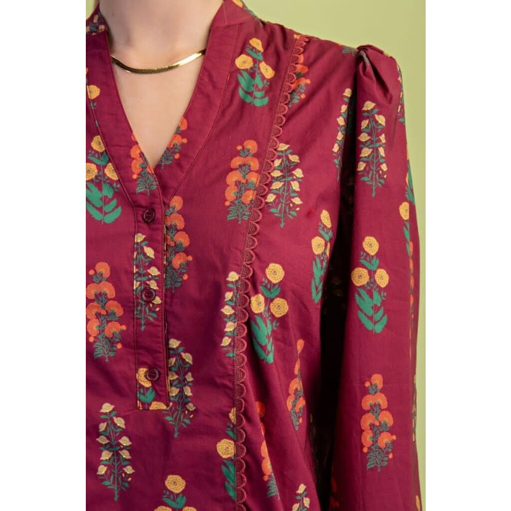 Gigio Gigio Floral Print Mini Dress