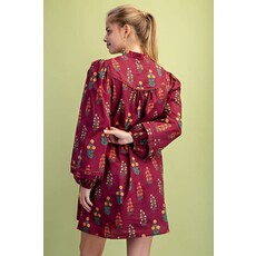 Gigio Gigio Floral Print Mini Dress