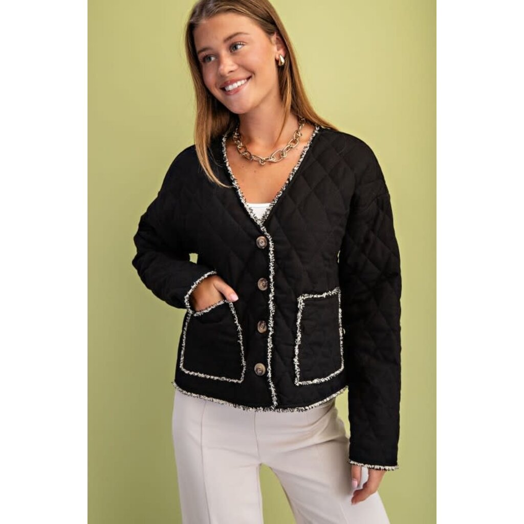 Gigio Gigio Quilted Button Up Jacket