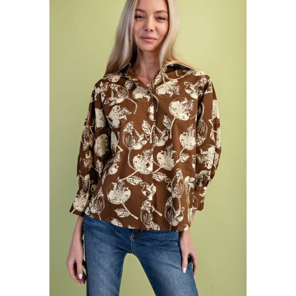 Gigio Gigio Floral Print Blouse