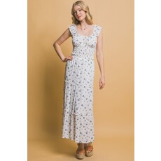Love Tree Love Tree Floral Maxi Skirt