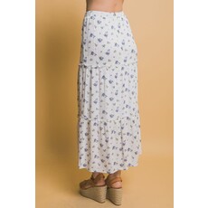 Love Tree Love Tree Floral Maxi Skirt