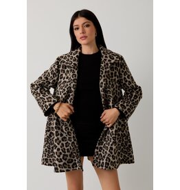 Sunday Edition Animal Print Boucle Jacket